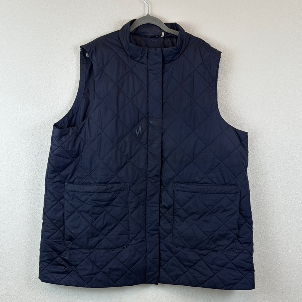 Barbour Men's Navy Blue‎ Quilted Vest 2X